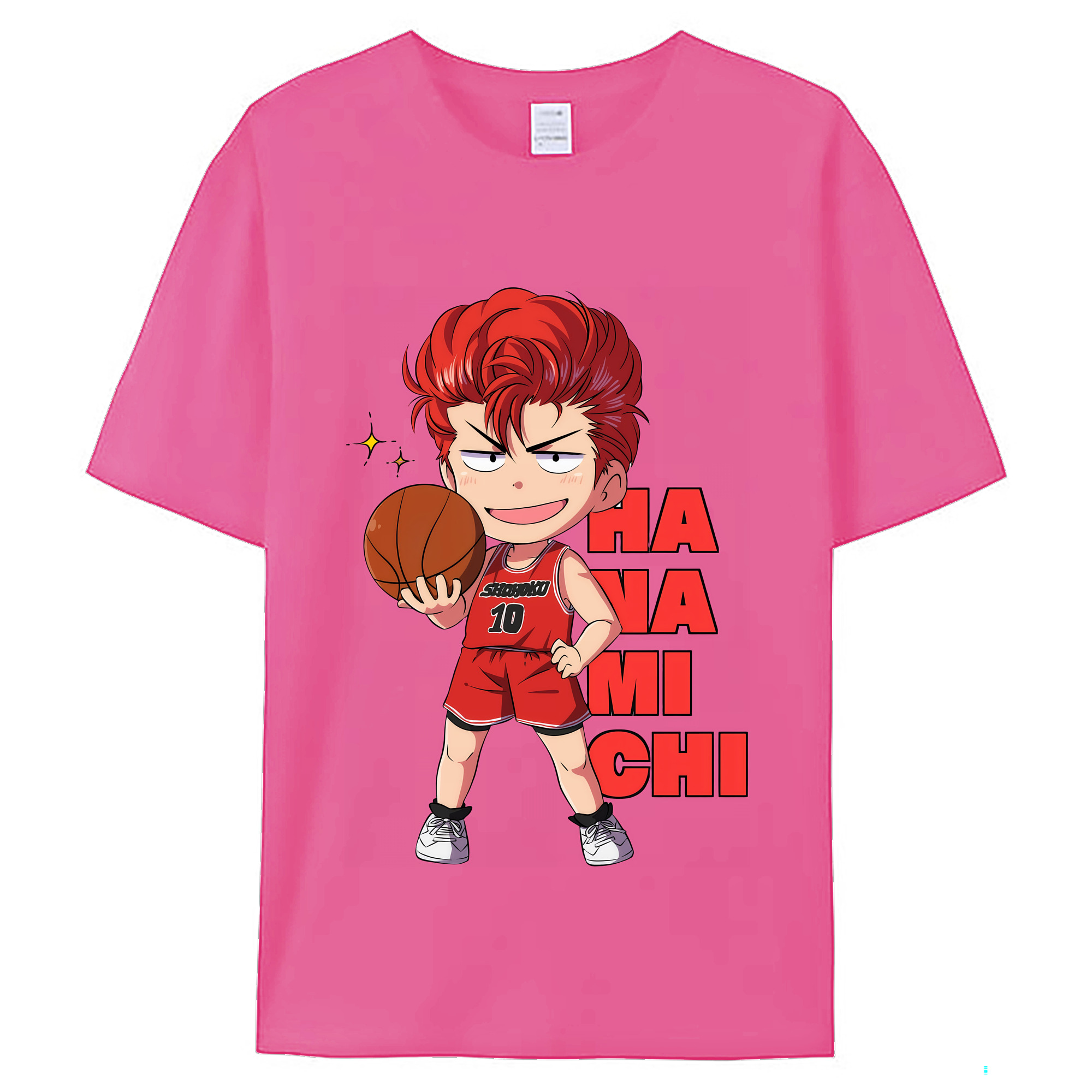 （画像用） SLAM DUNK／スラムダンク レディースカジュアルプリントTシャツ（綿100％）